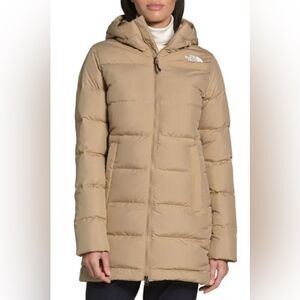 The North Face | Women's Gotham Parka Hooded Jacket in Hawthorne Khaki | XS